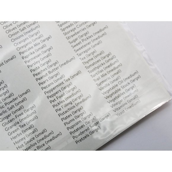 Rae Dunn 180 clear organizing labels - Picture 5 of 5